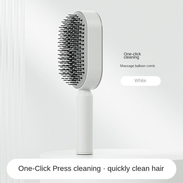 Self-Cleaning Anti-Static Hair Brush: Innovación en el Cuidado del Cabello