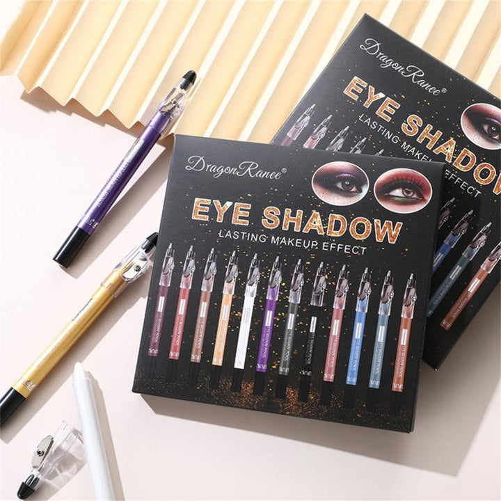 Set de 12 Lápices de Sombras de Ojos: Lleva Tu Maquillaje al Siguiente Nivel